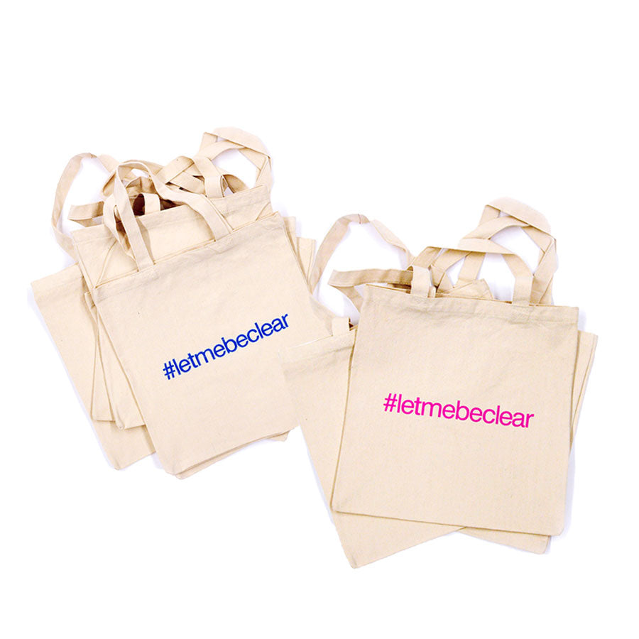 clear start tote bag