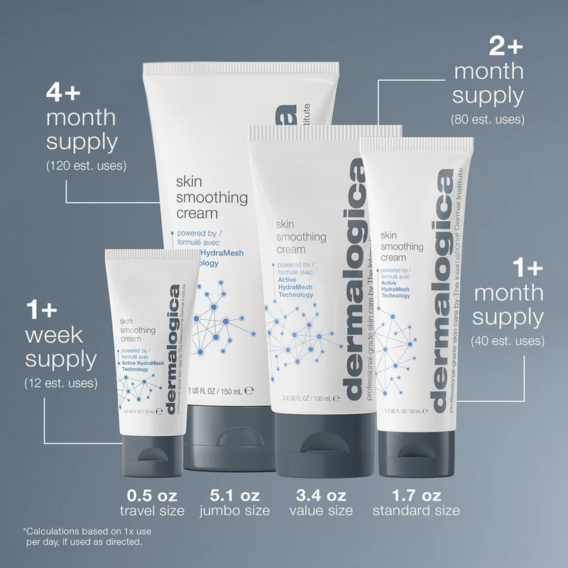 Skin Smoothing Cream | Hydrating Face Moisturizer | 48 hours of