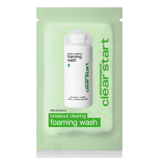 breakout clearing foaming wash - sample