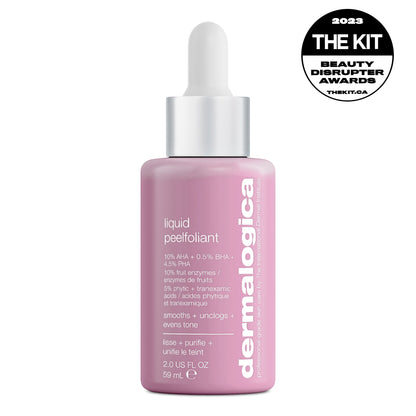 Liquid Peelfoliant with Glycolic Acid , Face Exfoliator , Smooths Fine Lines and Wrinkles